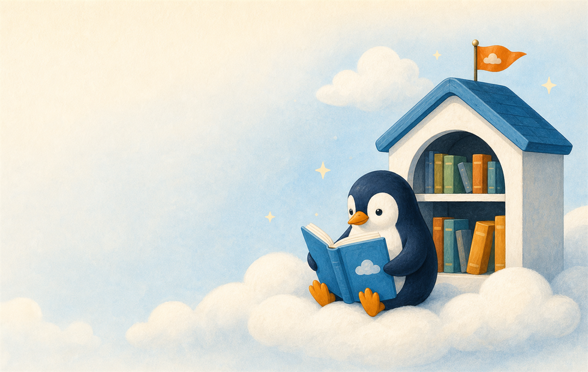 Sky Library illustration
